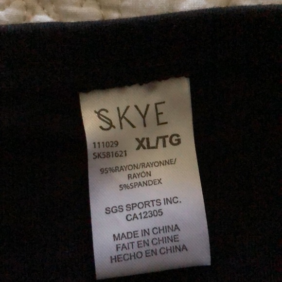 2 sundresses, one black, one white and light blue with built in cups - Picture 6 of 6